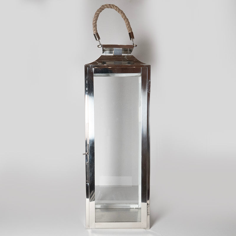 Lanterna "Slim", in vetro e alluminio