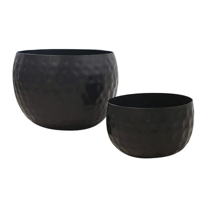 Coppia di Vasi Contenitore "Blak Bowl"