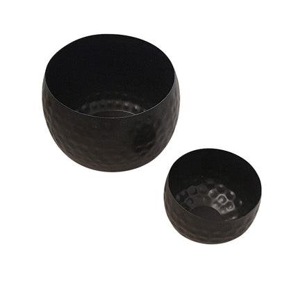 Coppia di Vasi Contenitore "Blak Bowl"