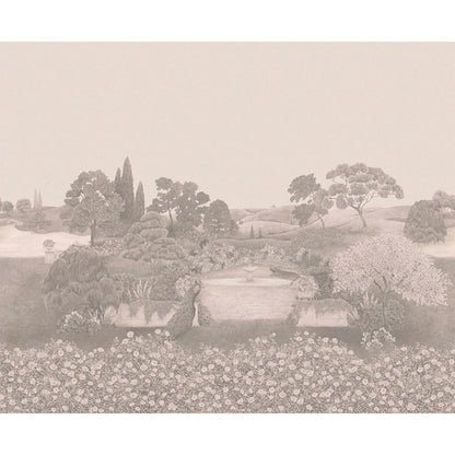 Carta da Parati "IDYLL Platinum Pearl" The Garden | COLE & SON