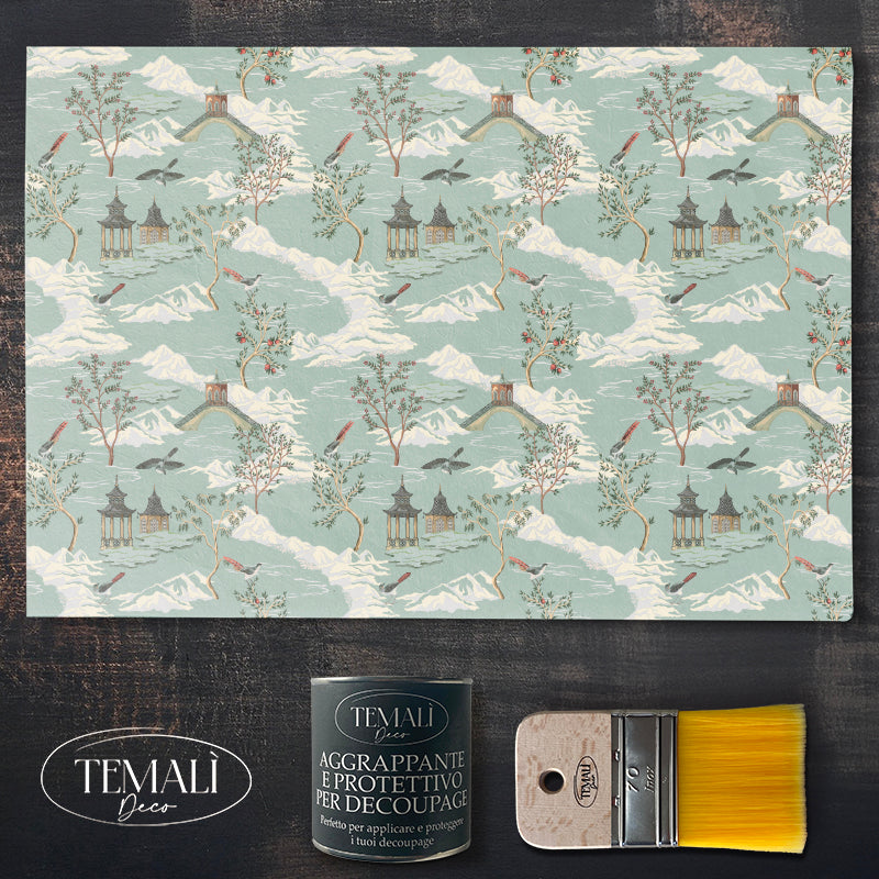 Dècoupage Tropical - Bird Chinoiserie