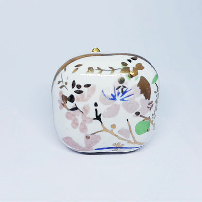 Pomello in ceramica “Fiori di Primavera"