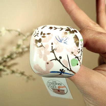 Pomello in ceramica “Fiori di Primavera"