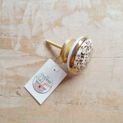 Pomello in ceramica “Giungla Speculare"