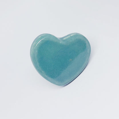 Pomello in ceramica “Heart Sugar Paper Blue"