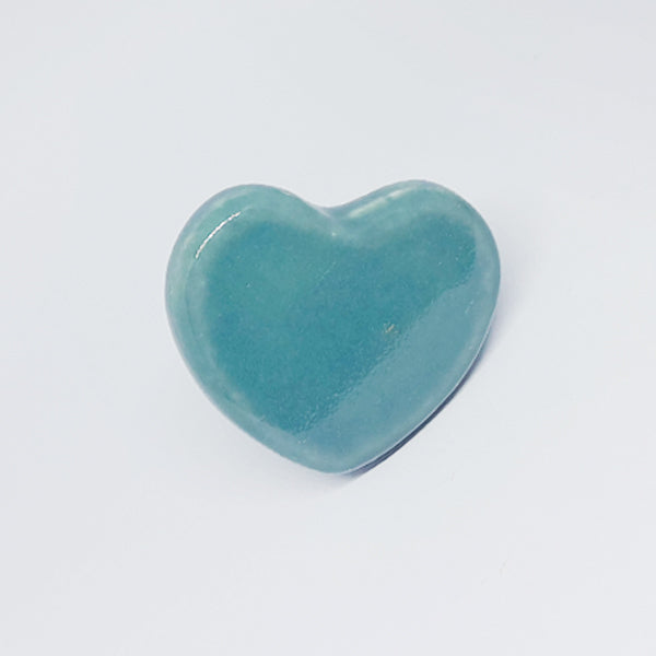 Pomello in ceramica “Heart Sugar Paper Blue"