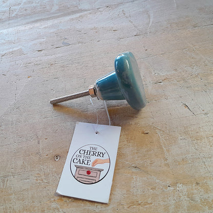 Pomello in ceramica “Heart Sugar Paper Blue"