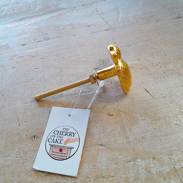 Pomello in Ferro "Golden Bee"