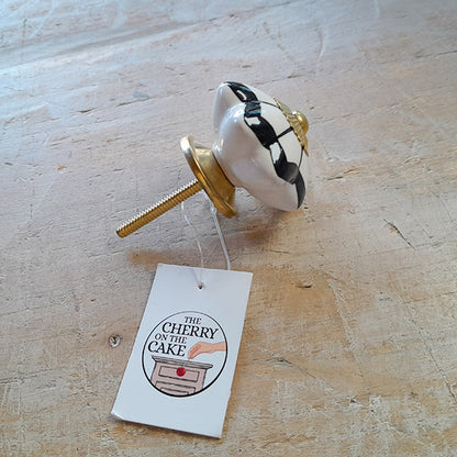 Pomello in ceramica “Liberty Linee”