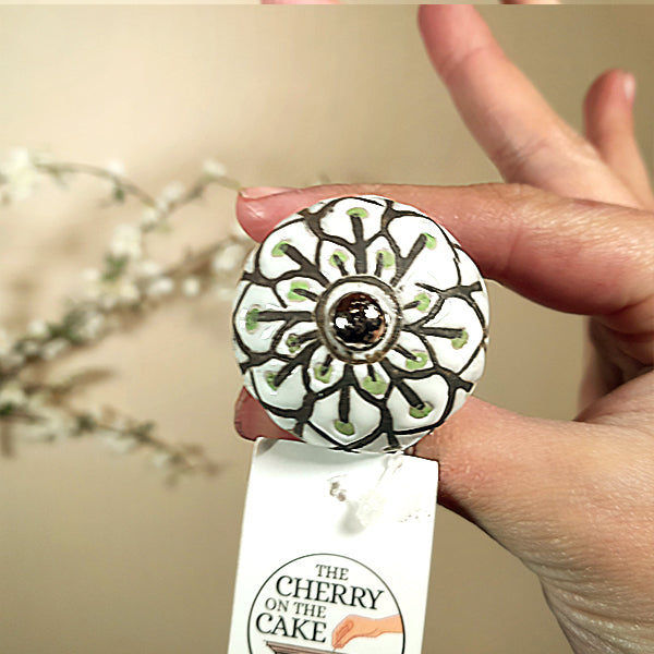 Pomello in ceramica “Caleidoscopio Floreale"