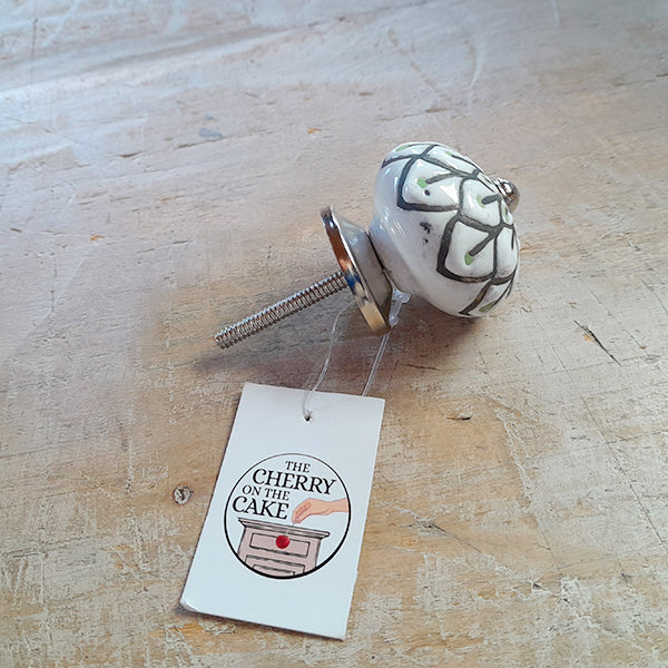 Pomello in ceramica “Caleidoscopio Floreale"