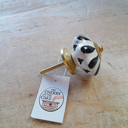 Pomello in ceramica “Liberty Gocce”