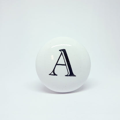 Pomello in ceramica “Alfabeto"