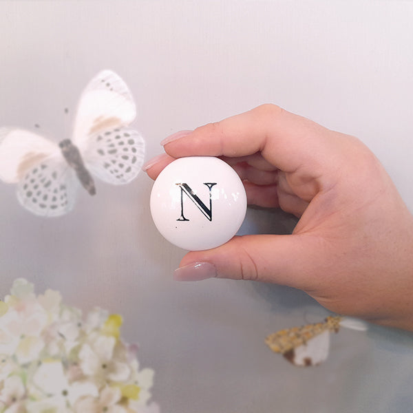 Pomello in ceramica “Alfabeto"