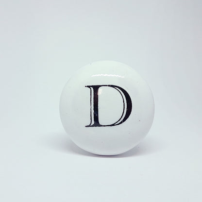 Pomello in ceramica “Alfabeto"