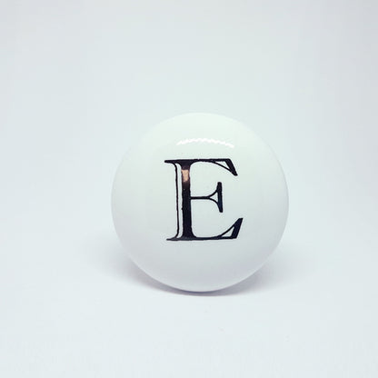 Pomello in ceramica “Alfabeto"