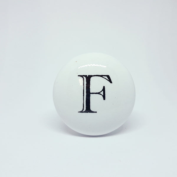 Pomello in ceramica “Alfabeto"