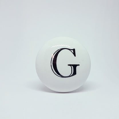 Pomello in ceramica “Alfabeto"