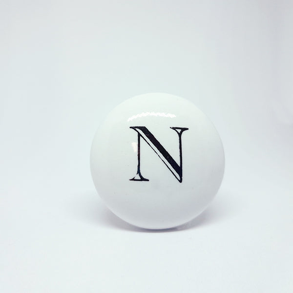 Pomello in ceramica “Alfabeto"