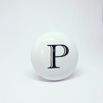 Pomello in ceramica “Alfabeto"