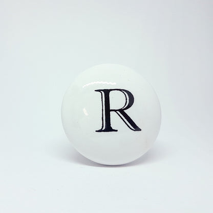 Pomello in ceramica “Alfabeto"