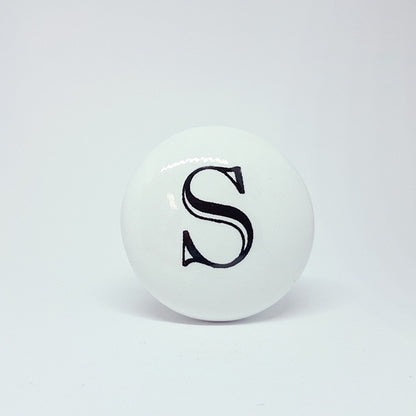 Pomello in ceramica “Alfabeto"