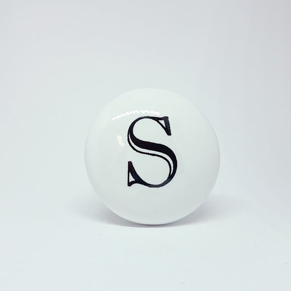 Pomello in ceramica “Alfabeto"