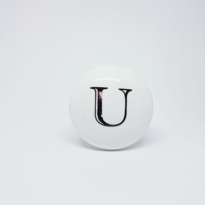 Pomello in ceramica “Alfabeto"