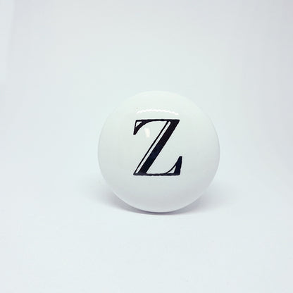 Pomello in ceramica “Alfabeto"