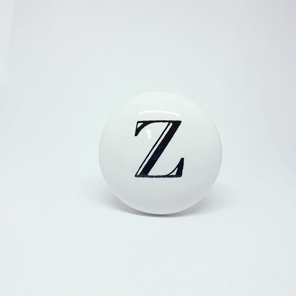 Pomello in ceramica “Alfabeto"