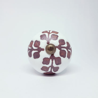 Pomello in ceramica “Henné Floreale"