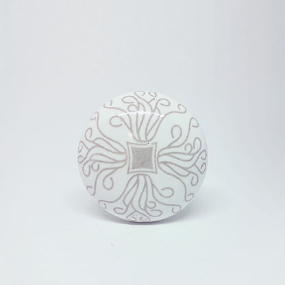 Pomello in ceramica “Diamante Occhiello"