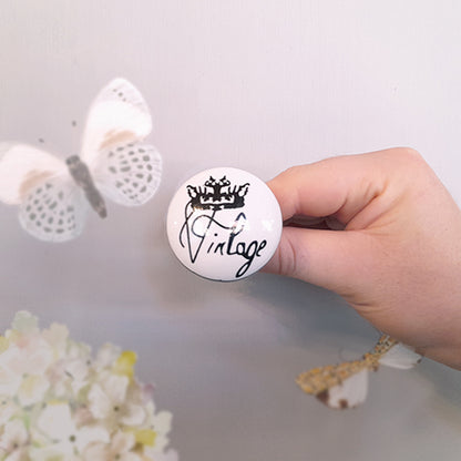 Pomello in ceramica “Vintage Hotel"