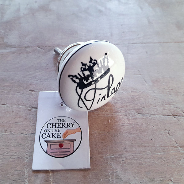 Pomello in ceramica “Vintage Hotel"