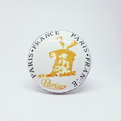 Pomello in ceramica “Mulino a vento"