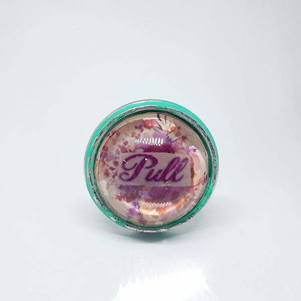 Pomello in ferro e vetro “Pull"