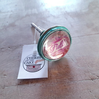 Pomello in ferro e vetro “Pull"