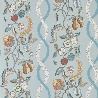 Carta da parati "Kitchen Garden Azzurra" - Highgrove - SANDERSON