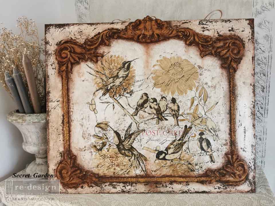 Moules de décoration Redesign « Murmures d'ailes » 12,7 × 20,3 cm