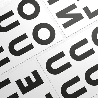 Stampa Trasferibile “LETTERE DELL'ALFABETO FONT SANS SERIF” 28×42 cm