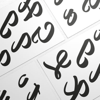 Stampa Trasferibile “LETTERE DELL'ALFABETO DIVERTENTE” 28×42 cm