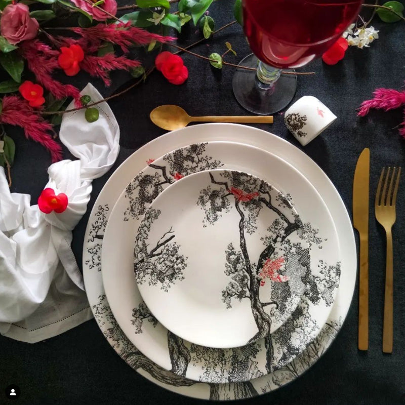 Vassoio rettangolare "KERASIA" 30.5x18 cm