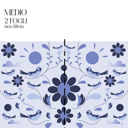 Dècoupage d'autore - Primavera Blu - Luigi Leuce