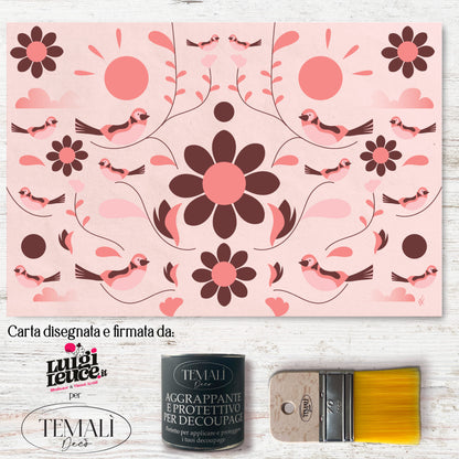 Dècoupage d'autore - Primavera Rossa - Luigi Leuce