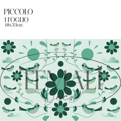 Dècoupage d'autore - Primavera Verde - Luigi Leuce