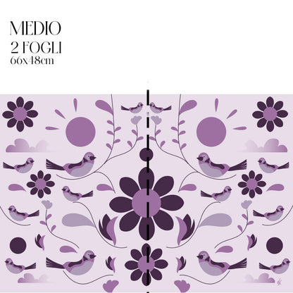 Dècoupage d'autore - Primavera Viola - Luigi Leuce