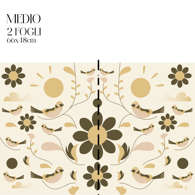 Dècoupage d'autore - Primavera Ocra - Luigi Leuce