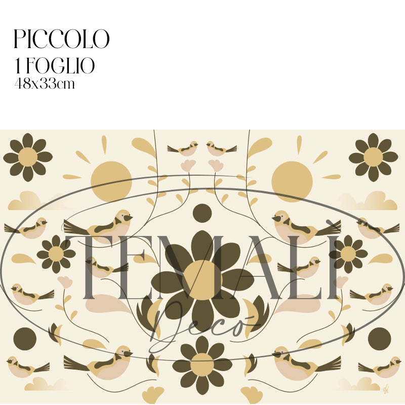 Dècoupage d'autore - Primavera Ocra - Luigi Leuce