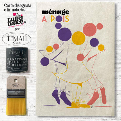 Dècoupage d'autore - Ménage a pois - Luigi Leuce