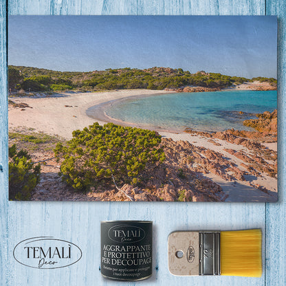 Decoupagé Mare - Spiaggia Rosa